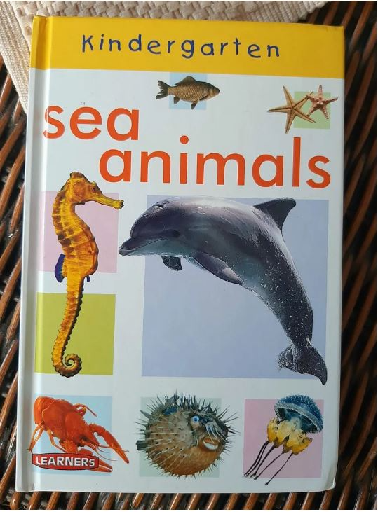 Kindergarten learners book - Sea animals.