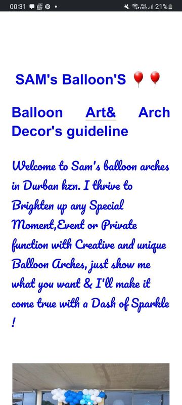 Balloon Arch decorator/ Balloon Artist