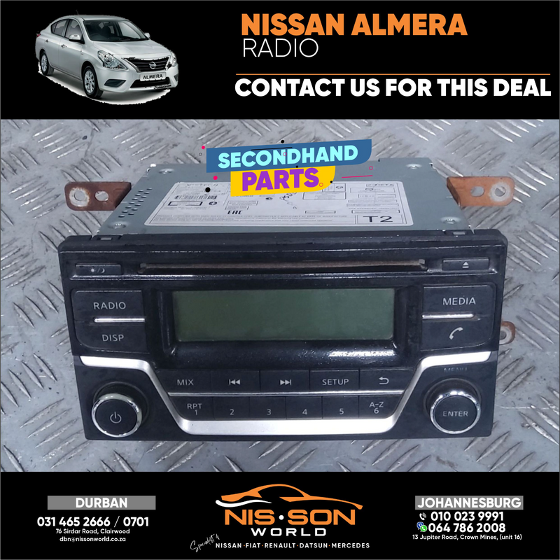 NISSAN ALMERA RADIO