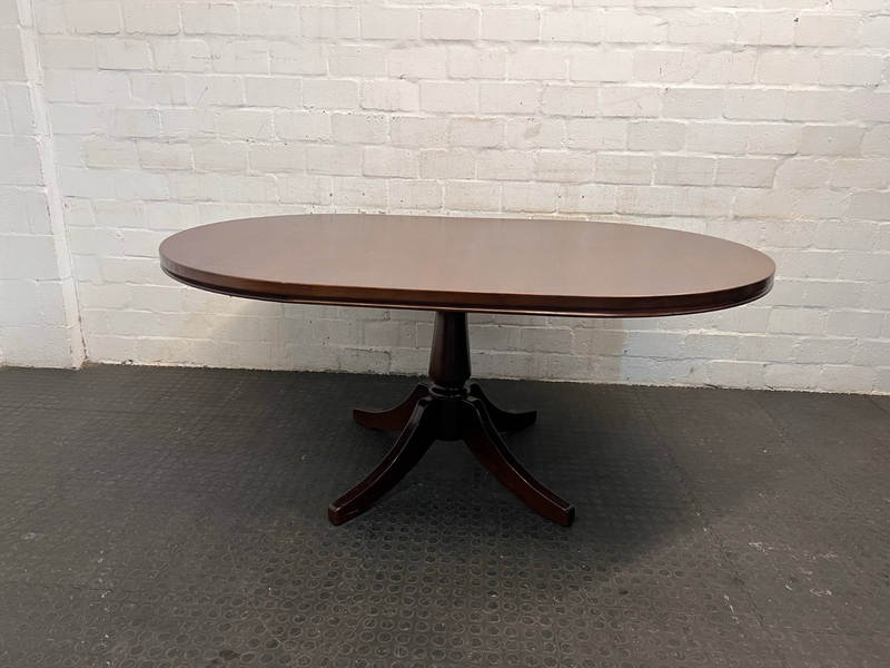 Oval Wooden Dining Table-