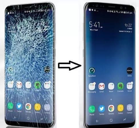 Samsung Cracked Screen Repairs Done