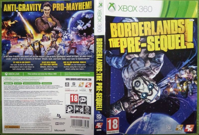 Borderlands: The Pre-Sequel! (Xbox 360) for sale at GAMING4GEEKS.
