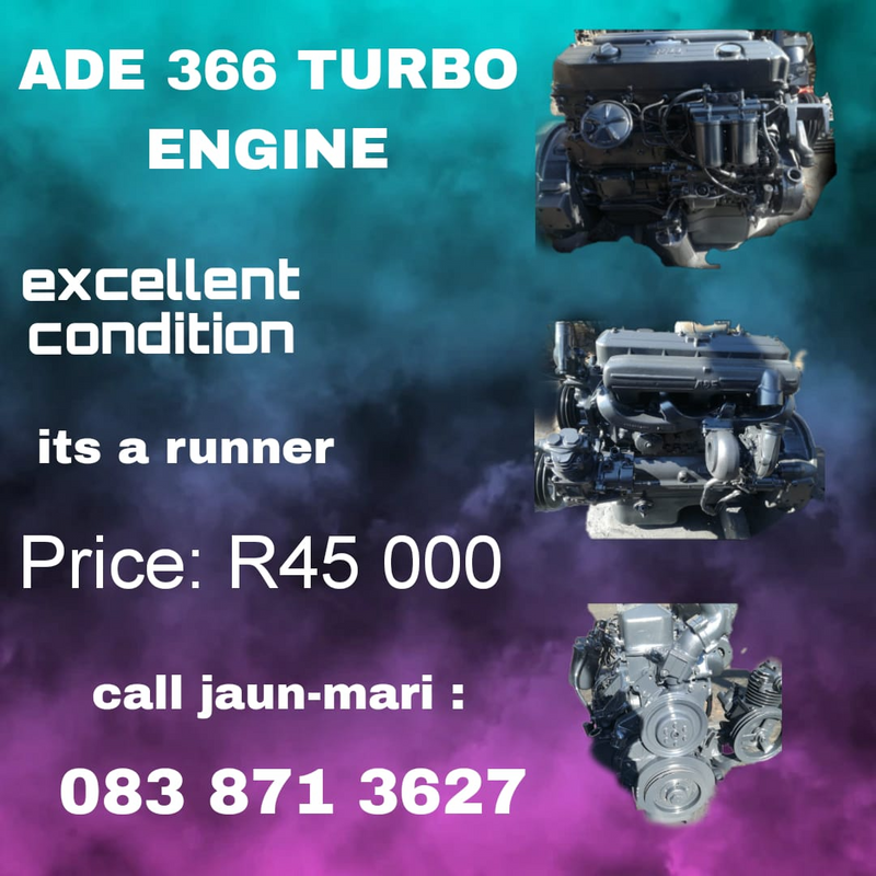 ADE 366 TURBO ENGINE FOR SALE