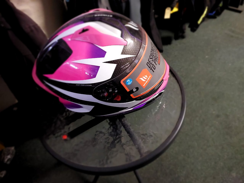 MT STINGER PINK FULL HELMETS FORSALE AT The Motorcycle Graveyard KNYSNA BRANCH