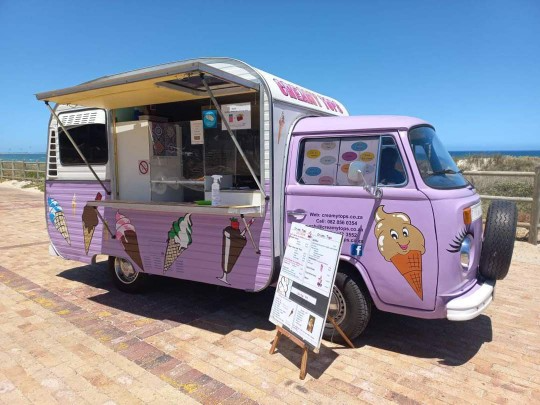 Soft serve icecream truck