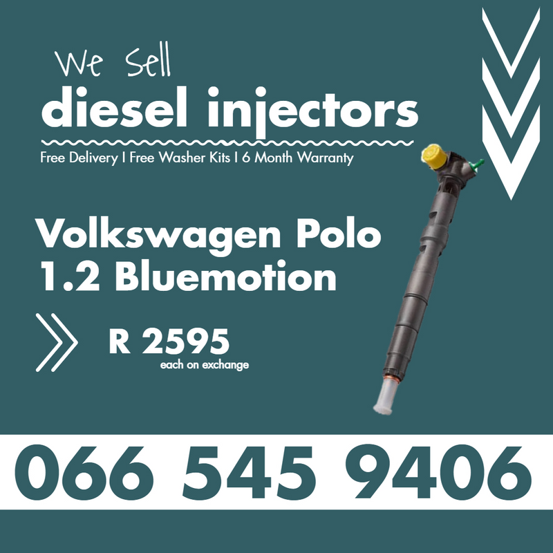 VOLKSWAGEN POLO 1.2 BLUEMOTION DIESEL INJECTORS FOR SALE ON WITH WARRANTY