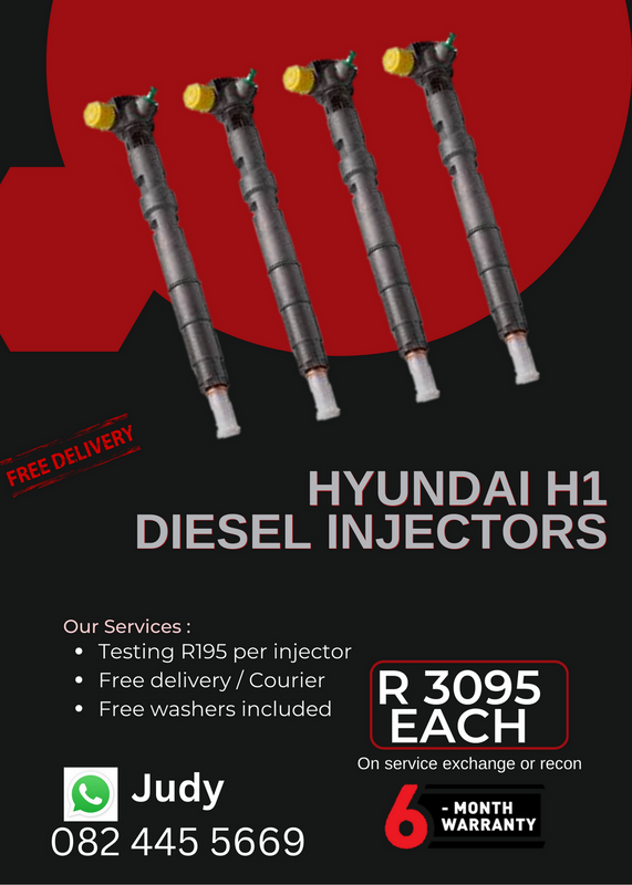 Hyundai H1 Diesel Injectors for sale