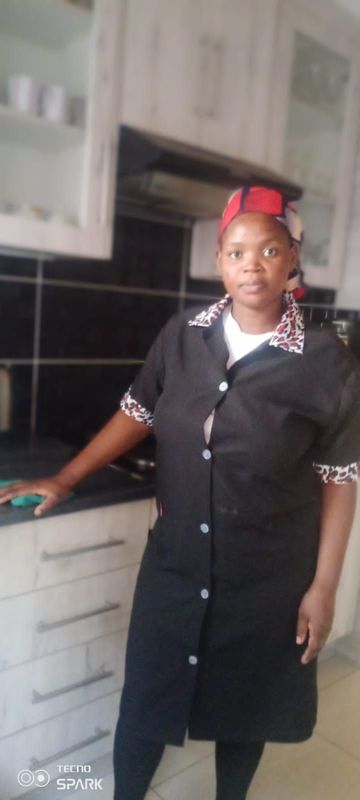 SHE IS LOOKING FOR A JOB AS NANNY OR DOMESTIC WORKER