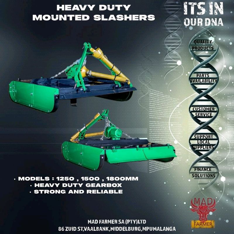 New SM heavy duty slashers available for sale at Mad Farmer SA