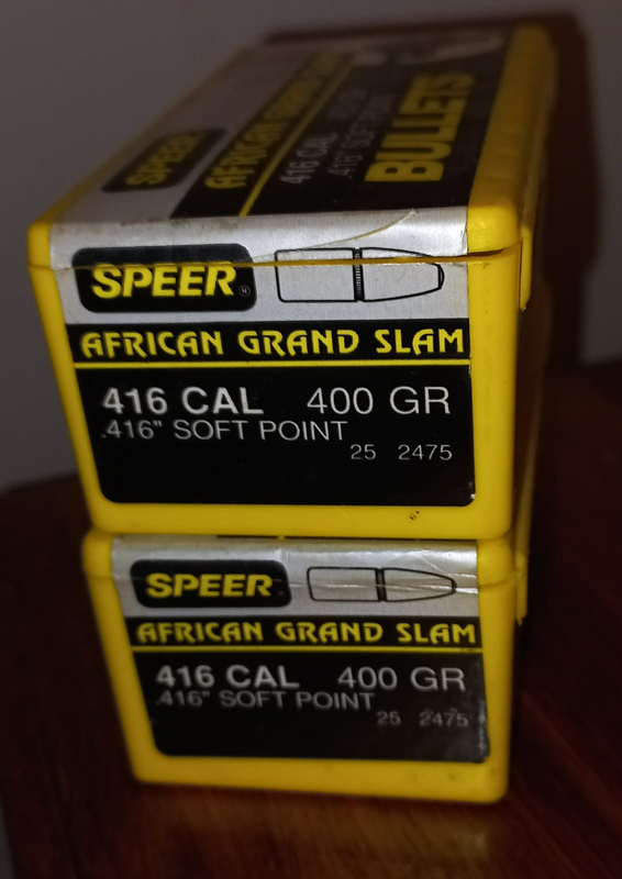 For Sale - SPEER .416 African Grand Slam 400gr soft points