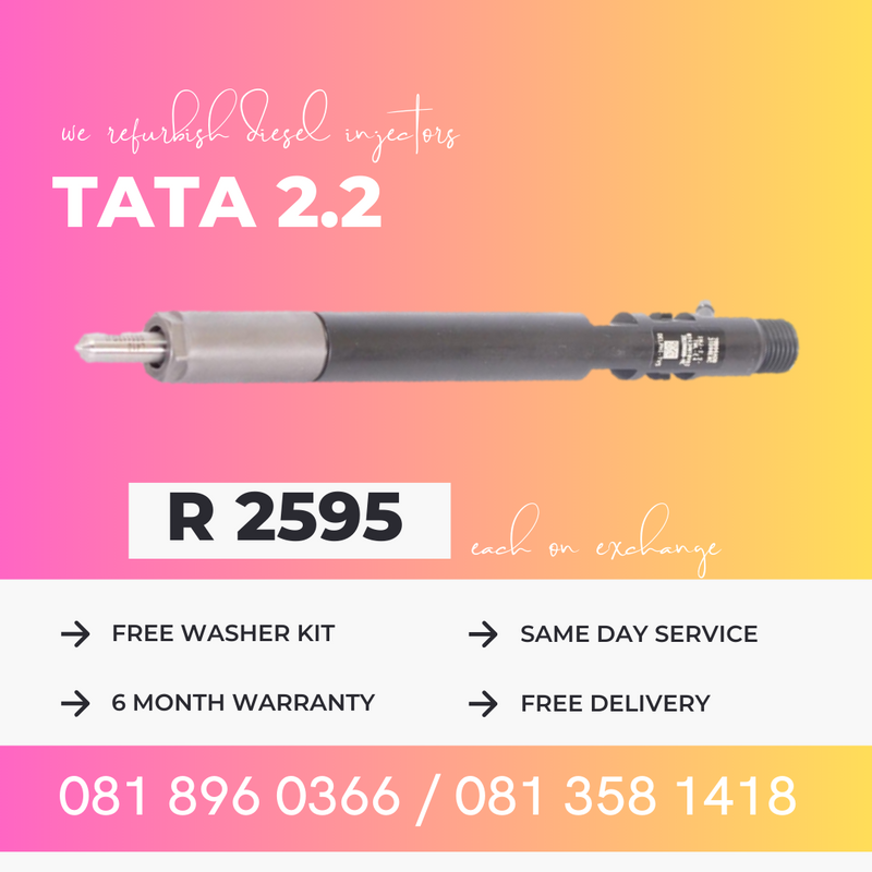 TATA 2.2 DIESEL INJECTORS FOR SALE WITH WARRANTY