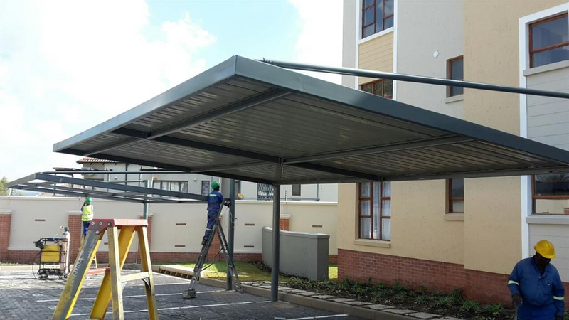 Installation of carports and shadeports in Pretoria and all over South Africa 0825936987
