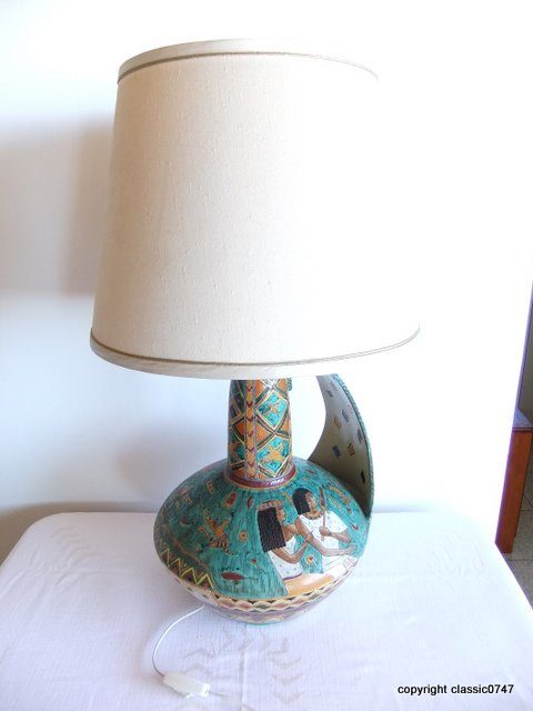 Vintage Art Table lamp from Italy Height 80cm