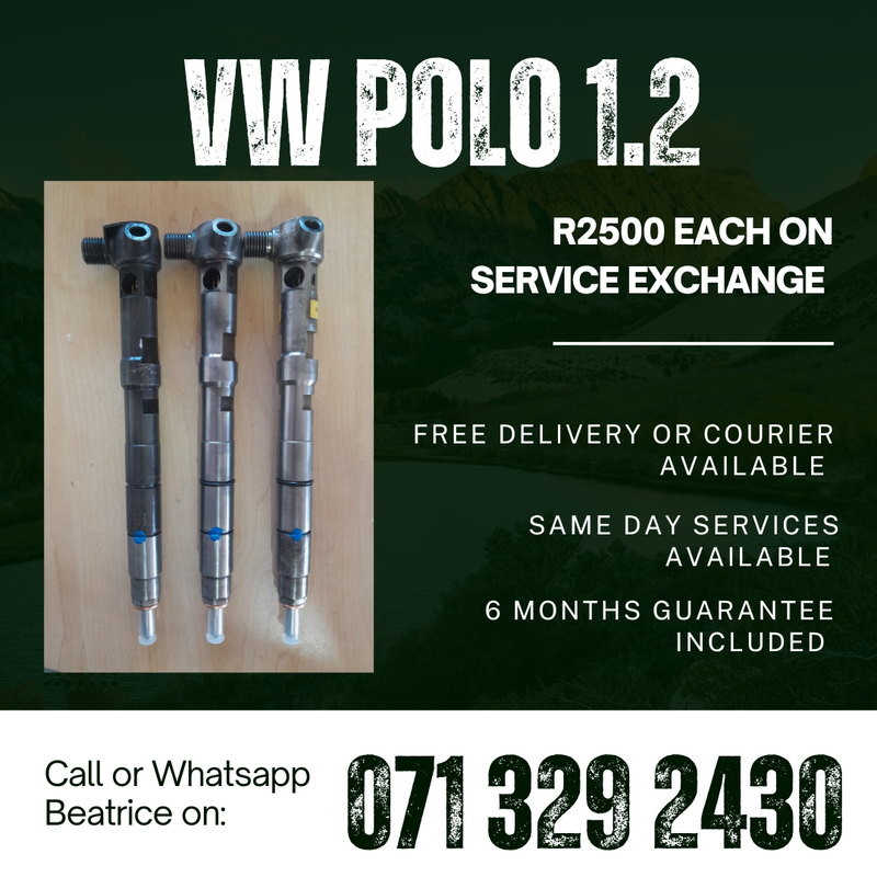 VW POLO 1.2 INJECTORS FOR SALE WITH WARRANTY