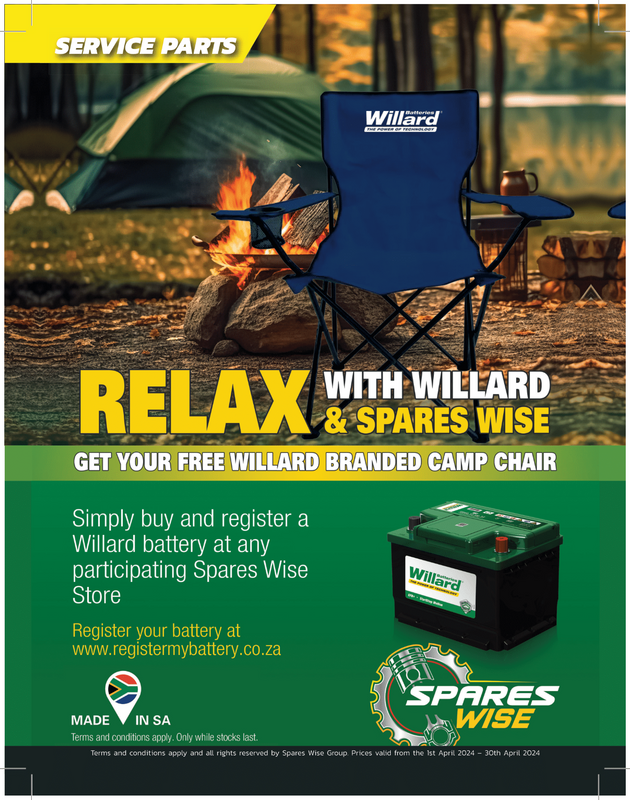 COMPETITION TIME! Spares Wise Witbank Willard Batteries!