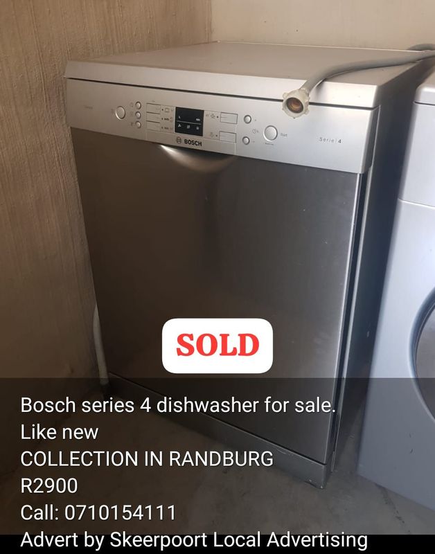 Bosch series 4 dishwasher for sale