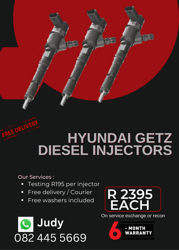 Hyundai Getz Diesel Injectors for sale