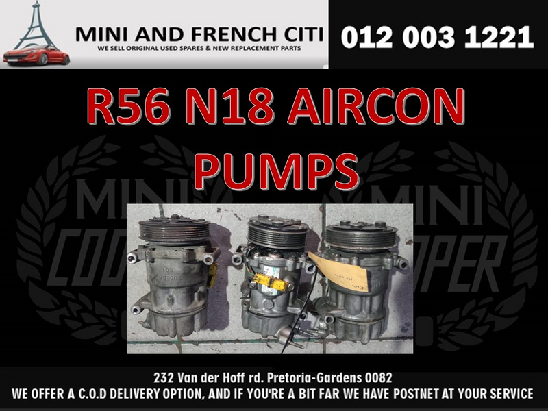 Mini Cooper R56 N18 Aircon Pumps