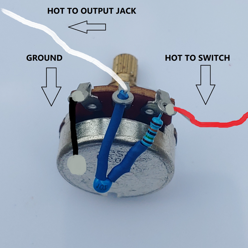 Kinman Treble Bleed Circuit for Guitars