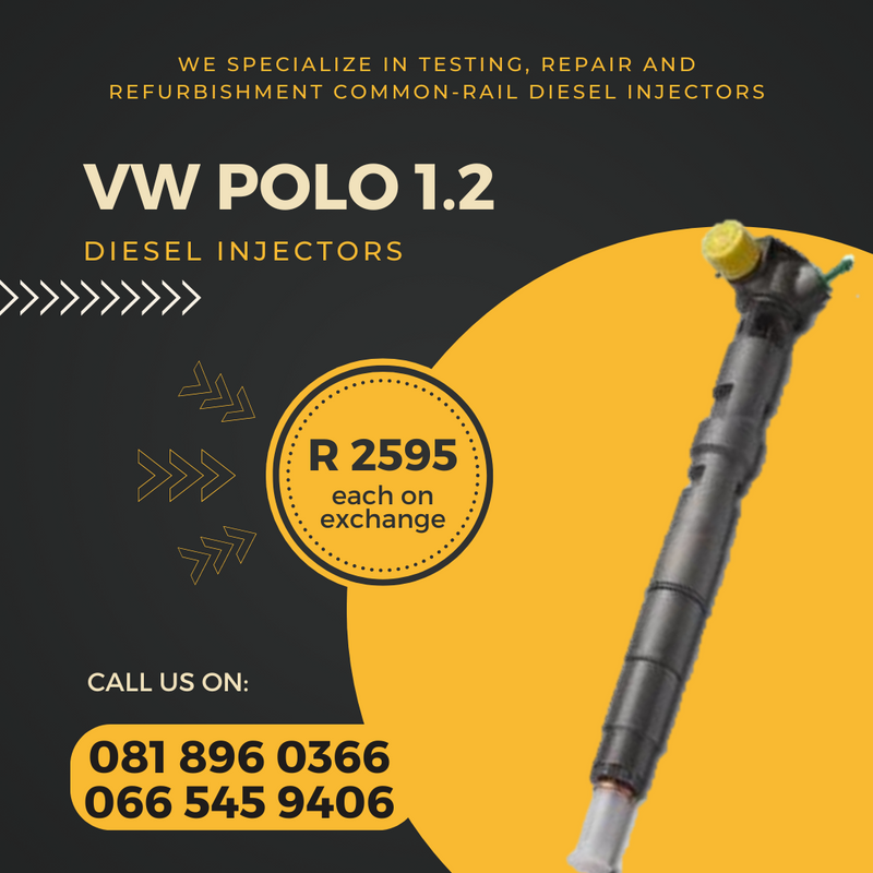 VW POLO 1.2 BLUEMOTION DIESEL INJECTORS FOR SALE ON EXCHANGE