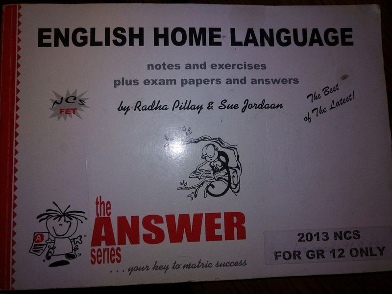 Grade 12 English Text book Answer series