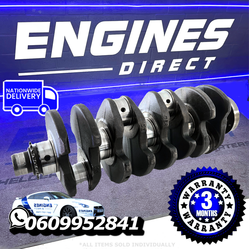 VW and Audi 2.0 TDi Mk5 Golf Jetta A3 and A4 BKD 033Q Crankshaft Available at Engines Direct