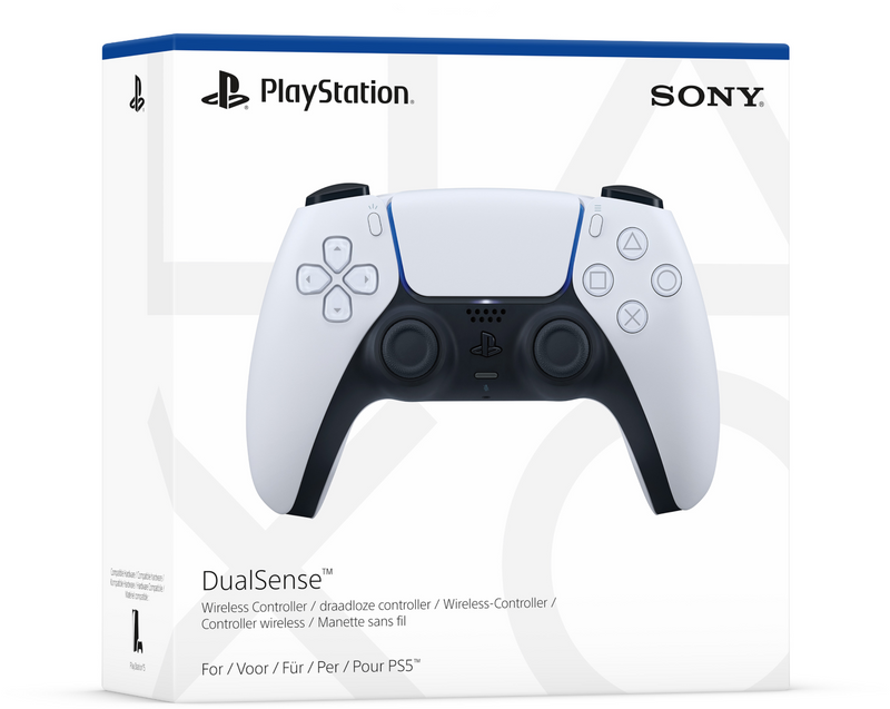 PlayStation 5 DualSense Controller - Glacier White (PS5)(New)