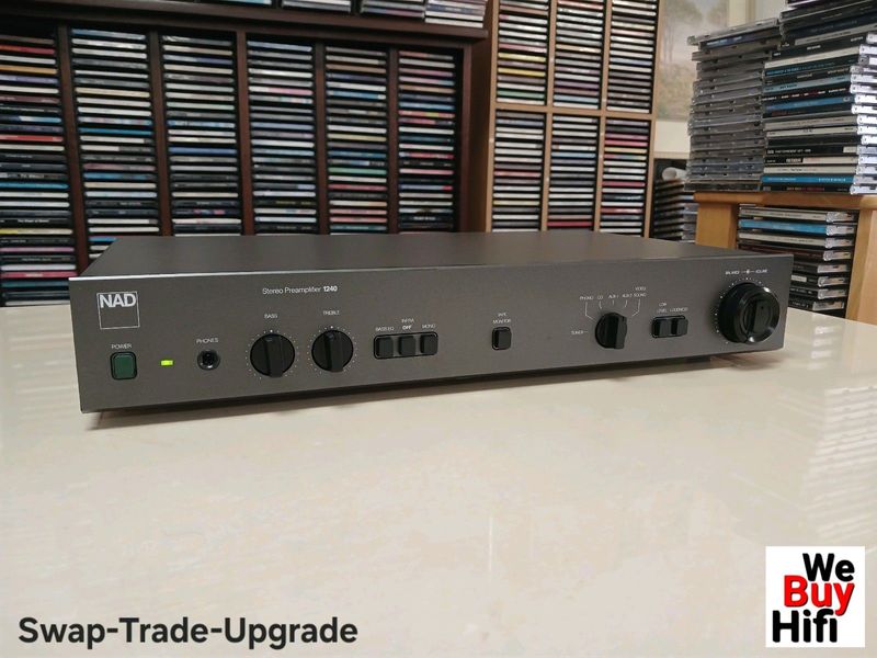 CLEANEST IN SA! NAD 1240 Stereo Preamplifier - 3 MONTHS WARRANTY (WeBuyHifi)