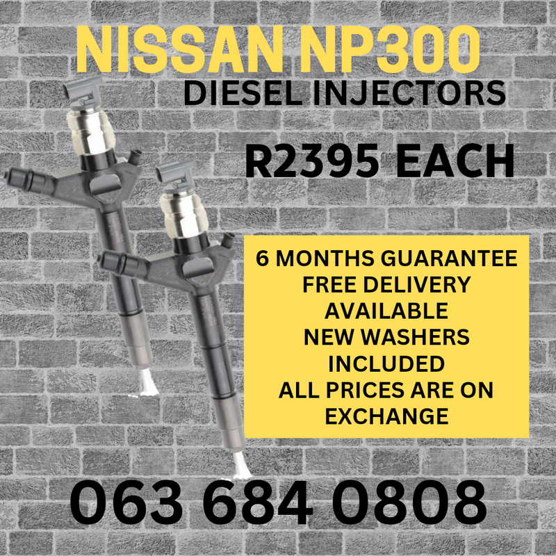 NISSAN NP300 YD25 INJECTORS FOR SALE WITH WARRANTY