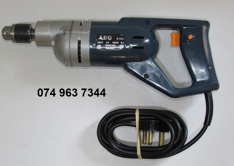 AEG B10A Non Hammer 10mm Steel / Wood / Industrial Precision Rotary Drill - 700rpm