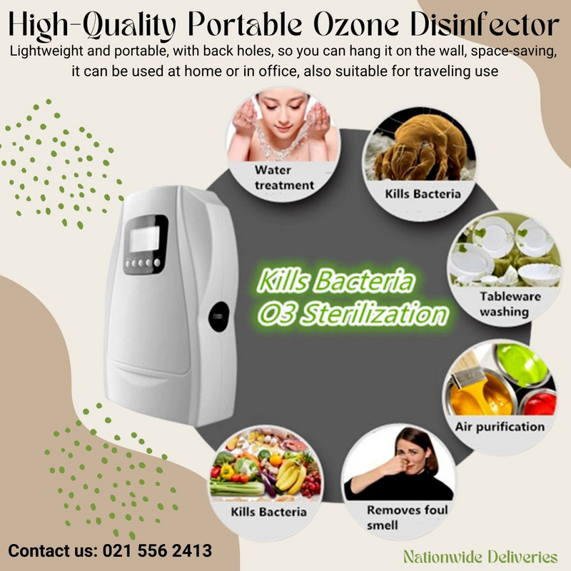 High quality portable ozone disinfector.