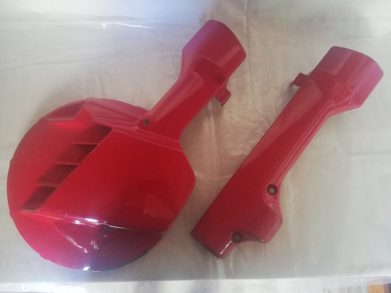 HONDA 650 DOMINATOR/ XR650L FRONT DISC AND FORK SLIDER PROTECTOR/COVER.