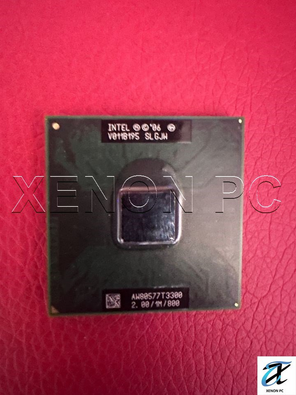 Intel Celeron T3300 SLGJW Dual Core Processor 2.0 GHz, Socket P, 35W CPU