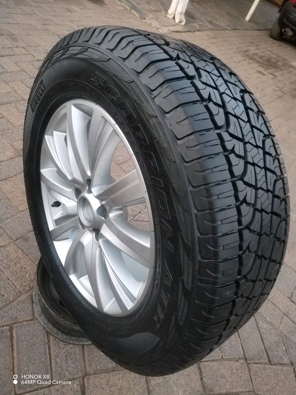 O n e 18 inch amarok magrim &amp; s c o r p i o n p i r r e l l i tyre 255 60 r18 on sale