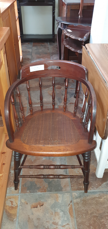 2 x Oak American Antique Captains Chairs EACH