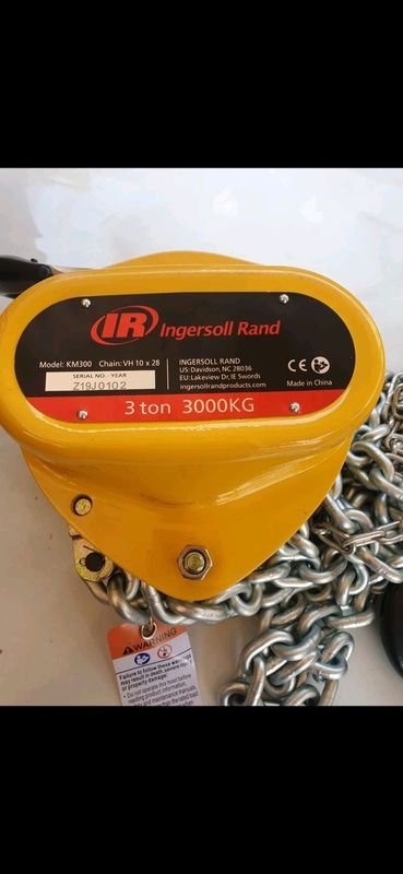 Hoist 3 ton.Ingersol.Brand new