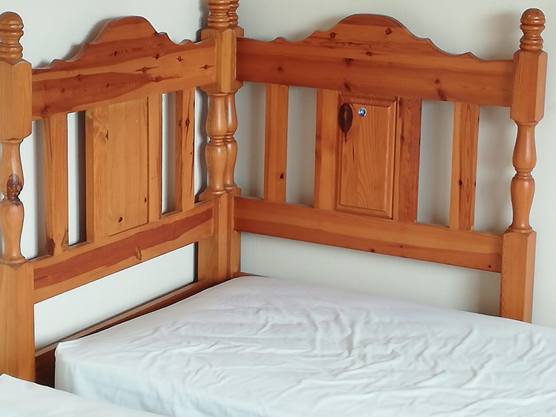 Oregon Pine Single Bed Headboards only x 2