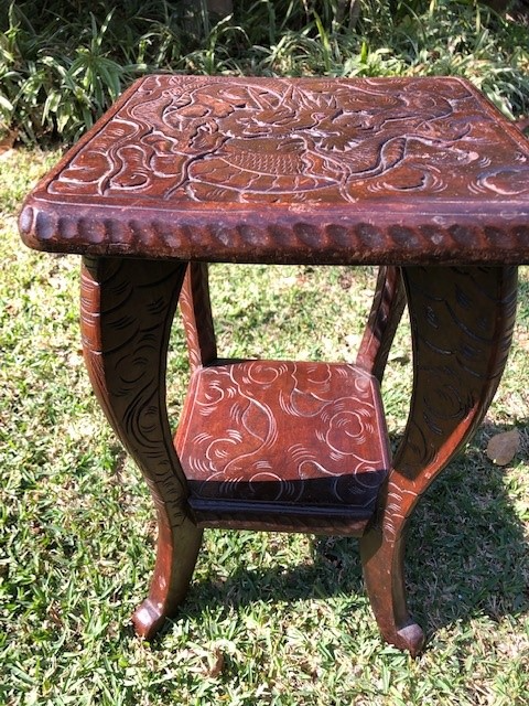 Asian Side Table- Vintage
