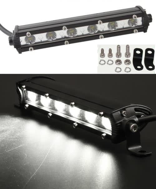 LED Light Bar 230mm Ultra Slim Design 9~60V DC 18W. Single Row Version. Brand New Products.