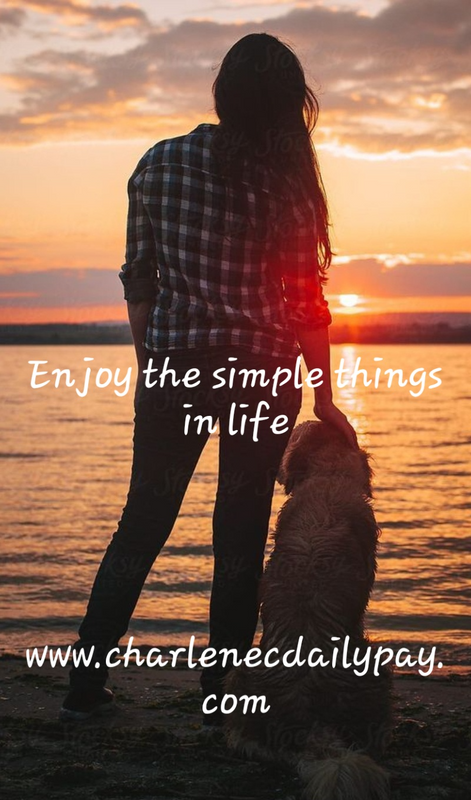 Do you want to be able to spoil yourself enjoying the simple things in life?