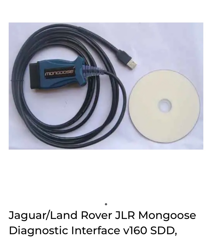 Jaguar/Land Rover JLR Mongoose Diagnostic Interface v160 SDD, Brand new