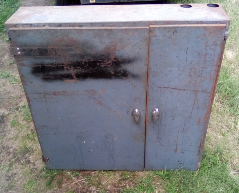 A Metal Electrical Cabinet For Sale