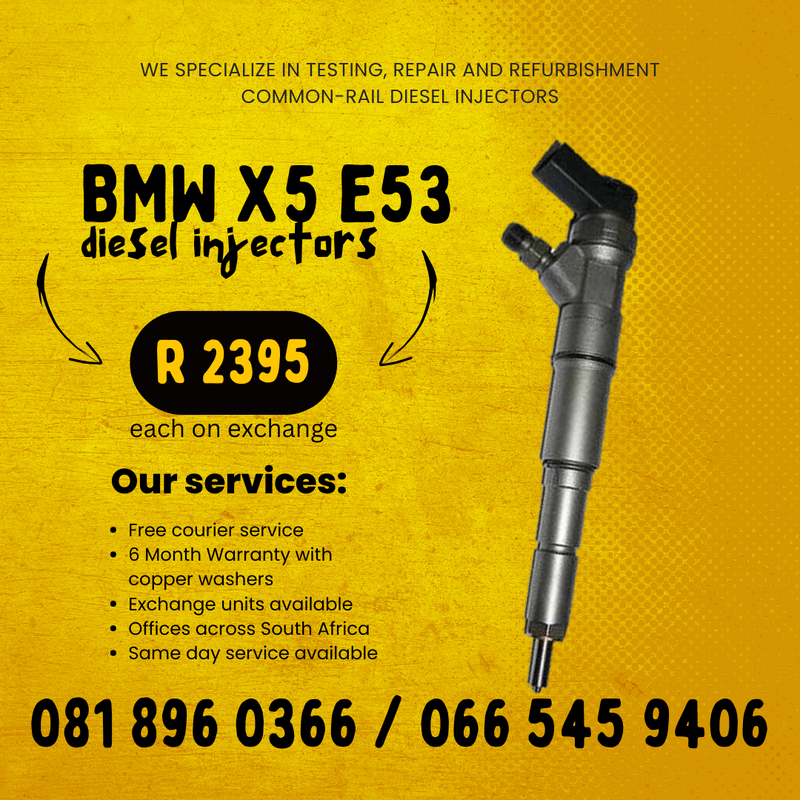 BMW x5 E53 DIESEL INJECTORS FOR SALE ON EXCHANGE
