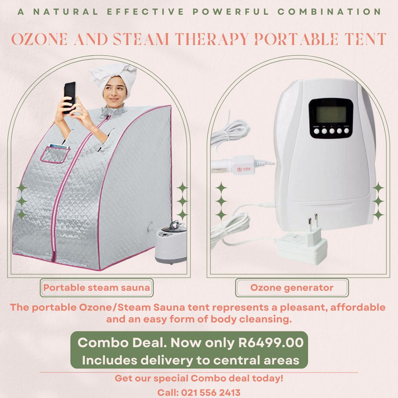 STEAM SAUNA TENT WITH OZONE GENERATOR. COMBO DEAL.