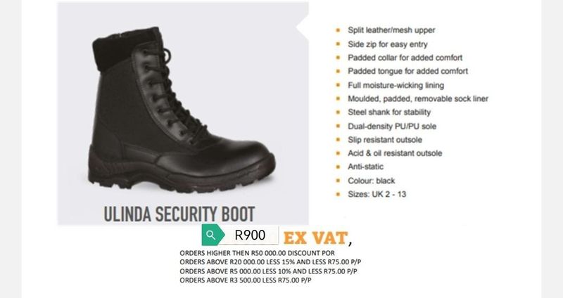 SECURITY BOOTS