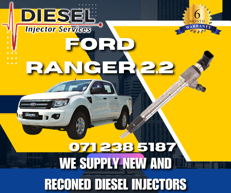 FORD RANGER 2.2 DIESEL INJECTORS FOR SALE OR RECON