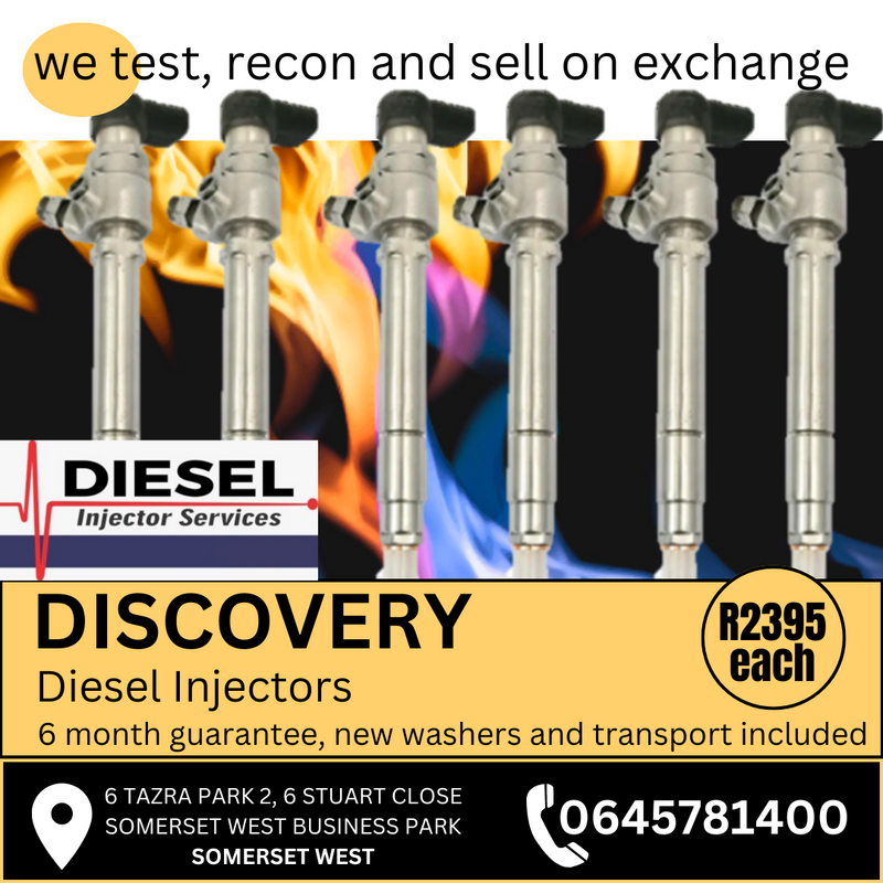 Discovery diesel injectors for sale