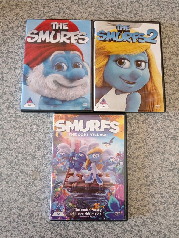 3 DVDs - The Smurfs