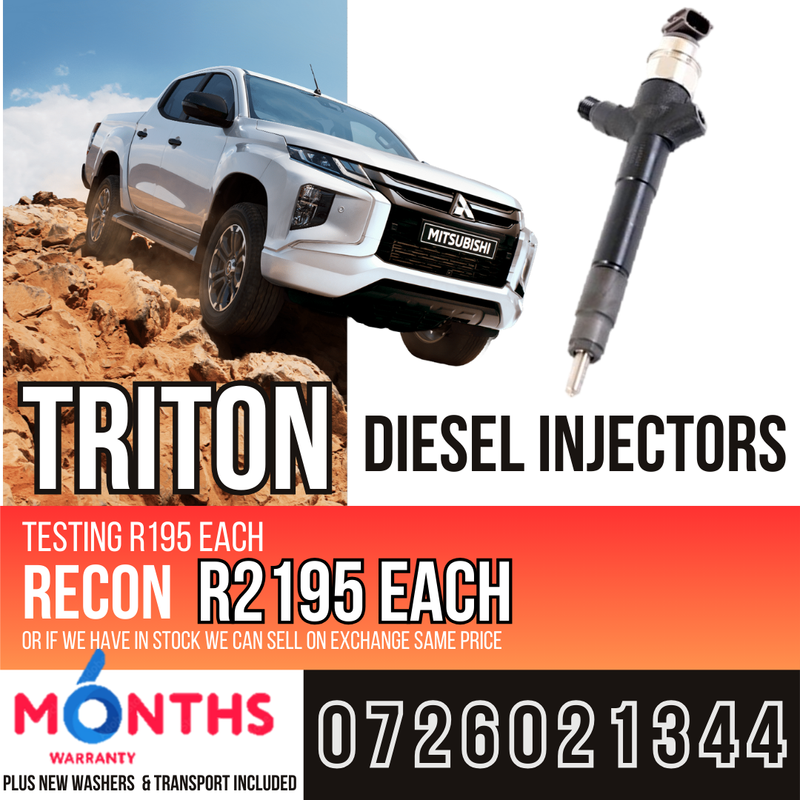 Mitsubishi Triton Diesel injectors for sale