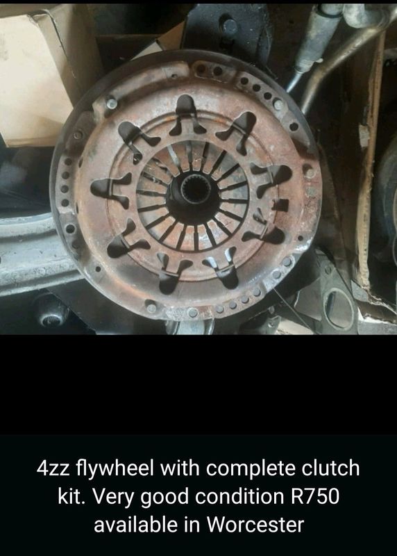 Toyota  4zz flywheel with complete clutch kit.